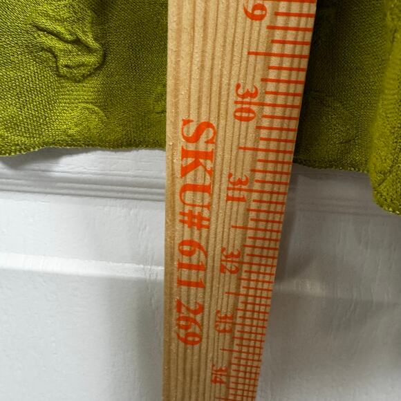 Habitat Clothes To Live In Top Lime Dot Long Sleeves Tunic Women’s XL Artsy - Picture 13 of 14